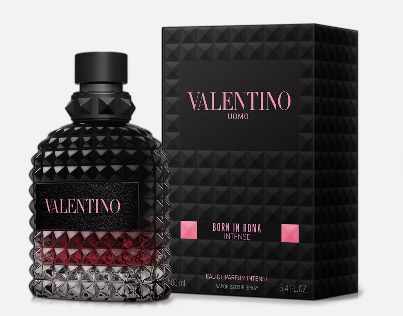 VALENTINO UOMO BORN IN ROMA INTENSE EAU DE PARFUM SPRAY 3.4 Oz / 100 ml FOR MEN